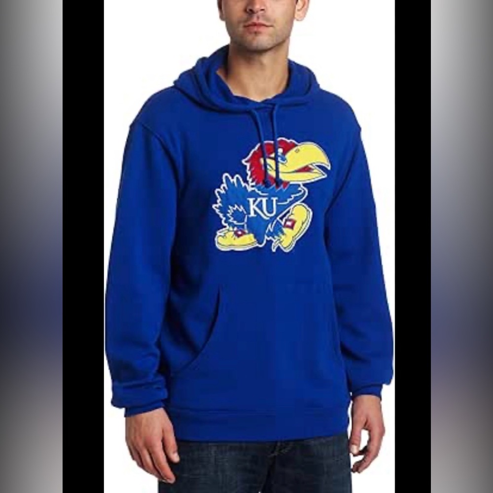 Kansas University Jayhawks Men's Hoodie Size Large